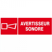 Avertisseur Sonore Incendie – Signalétique Sécurité Feu – Conforme ISO 7010 et Durable