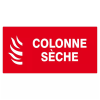 Colonne Sèche – Signalétique Équipement Incendie – Conforme ISO 7010 et Durable