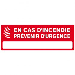 EN CAS D'ACCIDENT PREVENIR D'URGENCE