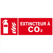 Extincteur à CO₂ – Lutte Contre l’Incendie – Signalétique Conforme ISO 7010
