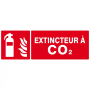 Extincteur à CO₂ – Lutte Contre l’Incendie – Signalétique Conforme ISO 7010
