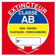 Extincteur Classe A-B – Équipement de Lutte contre l’Incendie – Conforme ISO 7010 et Ultra Résistant