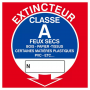 Extincteur Classe A – Équipement de Lutte contre l’Incendie – Conforme ISO 7010 et Haute Résistance