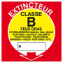 Extincteur Classe B – Équipement de Lutte contre l’Incendie – Conforme ISO 7010 et Résistant
