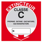 Extincteur Classe C – Équipement de Lutte contre l’Incendie – Conforme ISO 7010 et Résistant