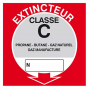 Extincteur Classe C – Équipement de Lutte contre l’Incendie – Conforme ISO 7010 et Résistant