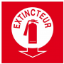 Extincteur – Signal de Lutte contre l’Incendie – Conforme ISO 7010 et Haute Résistance
