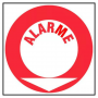 Panneau Alarme Incendie + Flèche Directionnelle – Signalétique ISO 7010