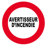 Panneau Avertisseur d’Incendie – Signal Sécurité – Conforme ISO 7010