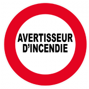 Panneau Avertisseur d’Incendie – Signal Sécurité – Conforme ISO 7010