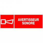 Panneau Avertisseur Sonore – Signalétique Sécurité – Résistant et Conforme Normes