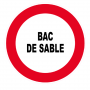 Panneau Bac de Sable – Signal Incendie – Conforme ISO 7010