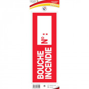 Panneau Bouche Incendie N° – Signalétique Sécurité Incendie – Résistant et Conforme Normes