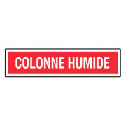Panneau Colonne Humide – Signalétique Sécurité Incendie – Résistant et Conforme Normes