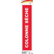 Panneau Colonne Sèche – Signalétique Sécurité Incendie – Résistant et Conforme Normes