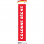 Panneau Colonne Sèche – Signalétique Sécurité Incendie – Résistant et Conforme Normes
