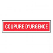 Panneau Coupure d’Urgence – Signalétique Sécurité Électrique – Résistant et Conforme Normes