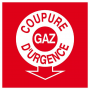 Panneau Coupure Gaz d’Urgence – Signal Sécurité Incendie – Conforme Norme ISO 7010 et Ultra Résistan