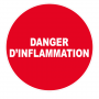 Panneau Danger d’Inflammation – Signal Risque Feu – Conforme ISO 7010