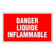 Panneau Danger Liquide Inflammable – Signalétique Sécurité – Résistant et Conforme