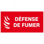 Panneau Défense de Fumer – Signalétique Interdiction Incendie – Conforme ISO 7010 et Du
