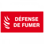 Panneau Défense de Fumer – Signalétique Interdiction Incendie – Conforme ISO 7010 et Du