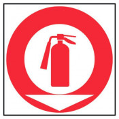 Panneau Extincteur + Flèche Directionnelle – Signalétique ISO 7010