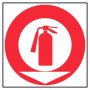 Panneau Extincteur + Flèche Directionnelle – Signalétique ISO 7010