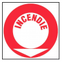 Panneau Incendie + Flèche Directionnelle – Signalétique ISO 7010