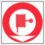 Panneau Lance d’Incendie + Flèche Directionnelle – Signalétique ISO 7010