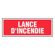 Panneau Lance d’Incendie – Signalétique Sécurité Incendie – Résistant et Conforme Normes