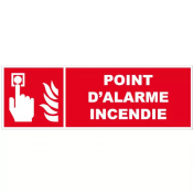 Panneau Point d’Alarme Incendie – Signalétique Sécurité Feu – Résistant et Conforme Normes