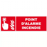 Panneau Point d’Alarme Incendie – Signalétique Sécurité Feu – Résistant et Conforme Normes