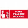 Panneau Point d’Alarme Incendie – Signalétique Sécurité Feu – Résistant et Conforme Normes