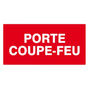 Panneau Porte Coupe-Feu – Signal Sécurité Incendie – Conforme ISO 7010