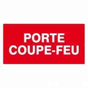 Panneau Porte Coupe-Feu – Signal Sécurité Incendie – Conforme ISO 7010