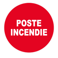 Panneau Poste Incendie – Signal Sécurité Feu – Conforme ISO 7010
