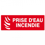 Panneau Prise d’Eau Incendie – Signal Sécurité Feu Conforme ISO 7010