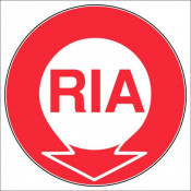Panneau Robinet d’Incendie Armé + Flèche Directionnelle – Signalétique ISO 7010