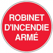 Panneau Robinet d’Incendie Armé – Signal Sécurité Feu – Conforme ISO 7010