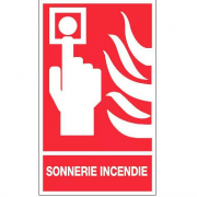 Panneau Sonnerie Incendie – Signalétique Sécurité Feu ISO 7010