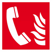 Téléphone à Utiliser en Cas d’Incendie – Signal Sécurité Incendie – Conforme Norme ISO 7010 et Résis