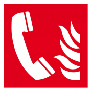 Téléphone à Utiliser en Cas d’Incendie – Signal Sécurité Incendie – Conforme Norme ISO 7010 et Résis