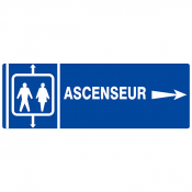 Panneau "Ascenseur" (flèche à droite)