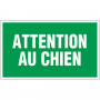 Panneau attention au chien