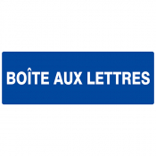Panneau "Boite aux Lettres"
