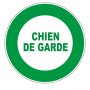 Panneau chien de garde