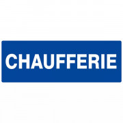 Panneau d'affichage  "Chaufferie"