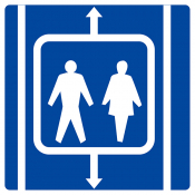 Panneau d'indication "Ascenseur"