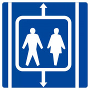 Panneau d'indication "Ascenseur"